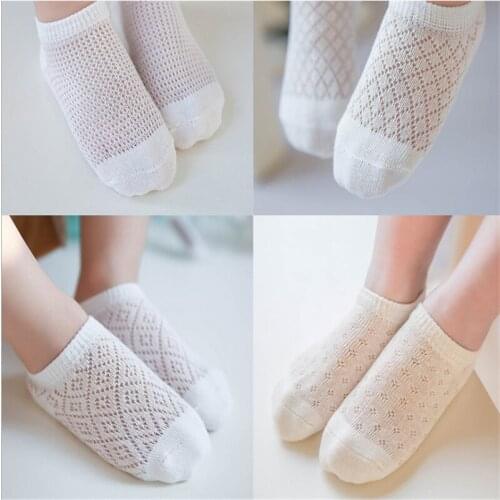 5 Pairs/Lot Cute Cartoon Baby Girl Socks Spring Cotton Breathable Newborn Socks for 0-12 Yr ZS-378-4