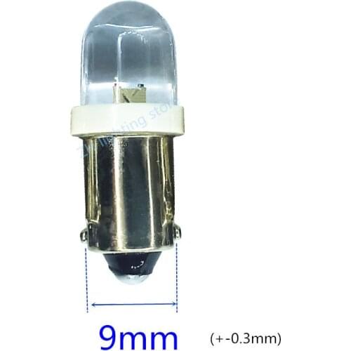 5pcs BA9S LED bulb DC3V BA9S 3V LED BA9S 4.5V LED Bulb BA9S 6V blue led DC6V BA9S 12V Indicator bulb BA9S LED 24V DC blue red