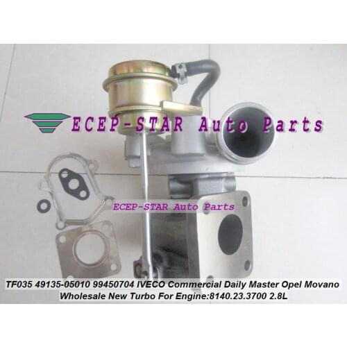 Free Ship TF035 49135-05010 53149706445 53149886445 Turbo For IVECO Commercial Daily For Renault Master Movano 8140.23.3700 2.8L