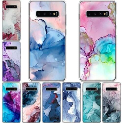 Lite Marble Art Phone Case For Samsung Galaxy A71 A70 A51 A50 A41 A40 A30 A21 A10 A01 A90 A20S A20E A10S M30S A6 A7 A8 A9Plus Co
