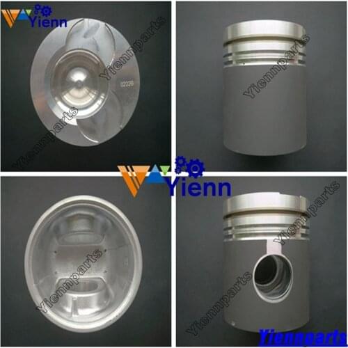 DOOSAN DAEWOO D2366 DE12TIB DE12TIC P126TI piston 65.02501-0209 for DAEWOO MARINE ENGINE L126TIH L126TIM REPAIR PARTS