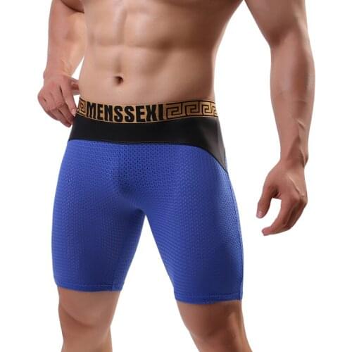 Breathable Mens Compression Shorts Workout Fitness Bottoms Skin Tight Comfortable Mesh Short Pants