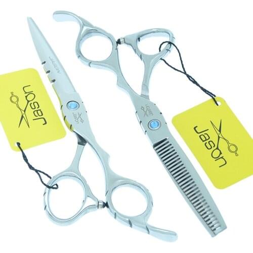 Jason 5.5/6 inch Professional Hair Scissors Cutting Shears Salon Barber Hair Cutting Thinning Hairdressing Styling Tool A0018D