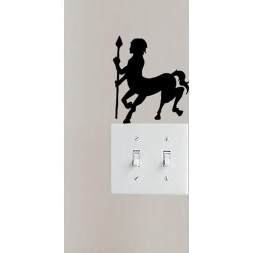 Centaur Spear Greek Mythology Vinyl Switch Sticker Fashion Decor Wall Decal 3SS0130