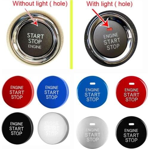 Car Start Stop Engine Push Switch Buttons Trim Fit for LEXUS IS250 ES GS NX RX350 EX350 LX57 IS250 Interior Auto Accessories