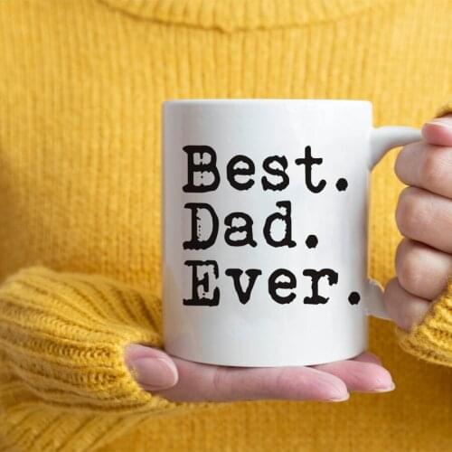 Best Dad Ever 11oz Father Papa Gift Ceramic Creative Cup Tea Coffee Mug