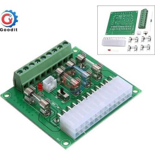 Soldered/Solderless ATX Power Adapter ATX Computer PC Power Board Power Supply DC Plug Connector