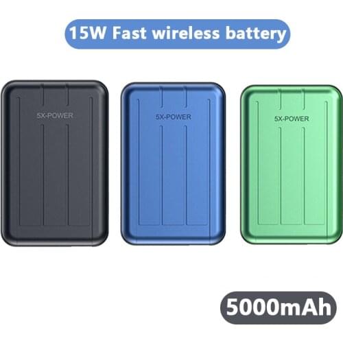 Power Bank 10000mAh Magnetic Wireless External Battery For Magsafe powerbank 15W Fast Charger For iphone12 12Pro 12proMax 12mini