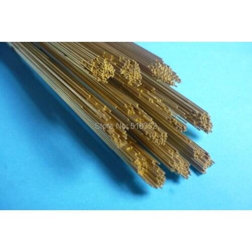 1.1mmx400mm Ziyang Brass Electrode Tube for EDM Drilling Machines Single Hole