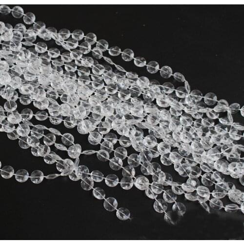 10Meters/Bag 10MM Acrylic Beads Chain Wedding Party Christmas Supplies Home Decoration DIY Accessories Curtain Beads Decoration