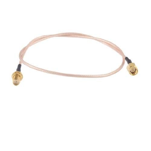 10PCS SMA female nut bulkhead to SMA male straight RG316 cable length 50CM