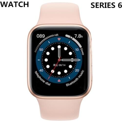 2021 IWO 13 Series 6 W66 Smart Watch 44MM/40MM For Apple IOS Android phone Heart Rate Bluetooth call Music Player PK IWO 12 11 8