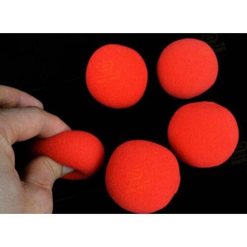 4.5cm 50pcs/bag Finger Soft Super Sponge Balls Magic Tricks Street Close Up Stage Magic Accessories Magic Toy Mentalism Illusion