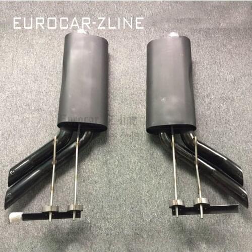 G class W463 G550 G500 G65 G63 4 tips electroplating balck exhaust system exhaust pipe with B logo