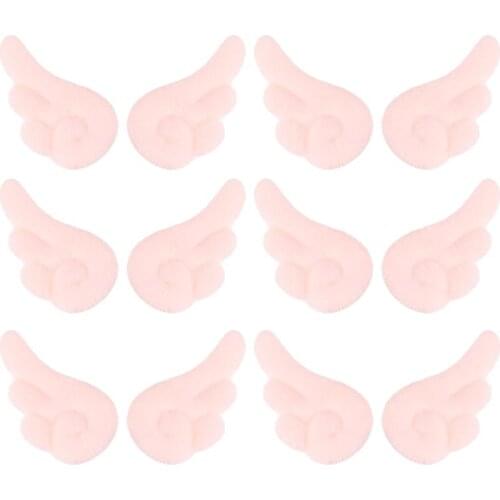 6 Pairs Angel Wings Hair Clips Girls Lovely Cartoon Hairpins Pretty Barrettes For Girl Hair Accessories Hair Clamps Headwear