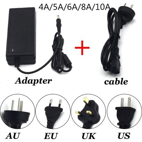 AC100V - 240V DC5V Power Adapter Supply 1A 2A 3A 5A 6A 8A 10A Lighting Transformers LED Driver Power Adapter Strip Lamp