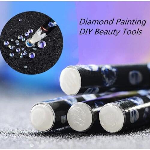 5D DIY Diamond Painting Tools Diamond Embroidery Accessories Point Drills Pen for Square Round Glued Stone Easy to Pick Up