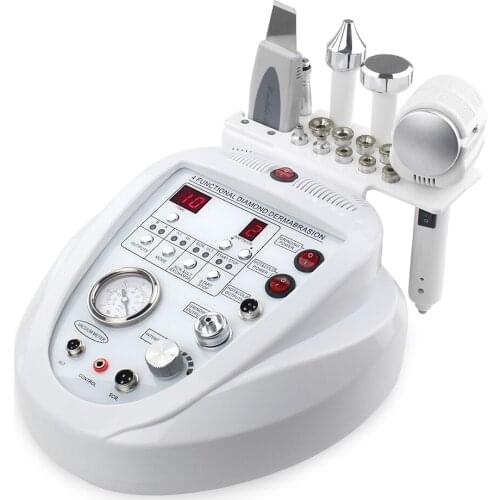 New 4 in 1 Diamond Microdermabrasion Machine Dermabrasion Anti Aging Wrinkle Skincare Blackhead Remover Exfoliator for Salon Use
