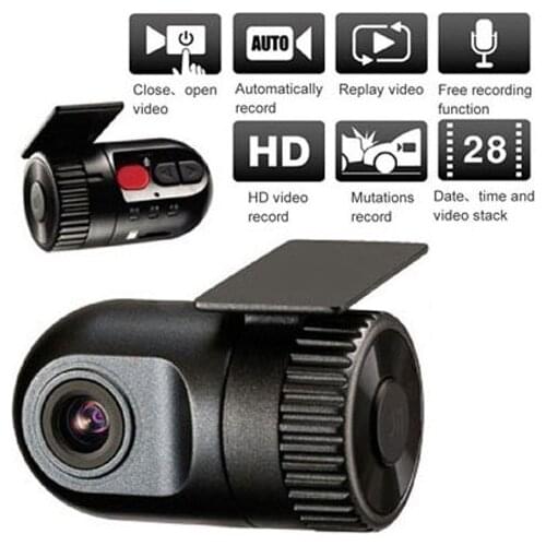 ANSHILONG Mini 1080P Car DVR Video Recorder with G-sensor 16G TF Card Sudden Event Triggered Recording Function