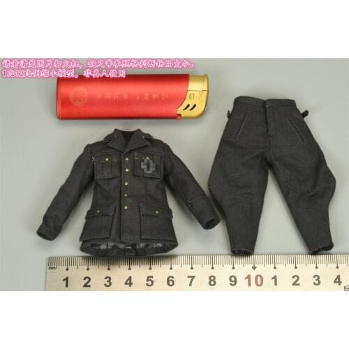 BGS008 1/12 Scale Big Head Soldier Grey Version Grey Uniform & Breeches