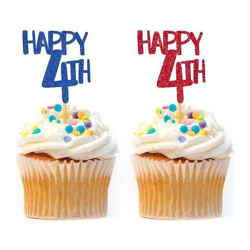 Custom number glitter 1st 2nd 3rd 4th birthday cupcake toppers baptism Christening party decoration doughnut food toothpicks