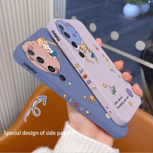 Pink Ball Girl Phone Case For Xiaomi Mi 10 10Lite 10Pro 10S Note 10 Lite Pro Liquid Silicone Cover