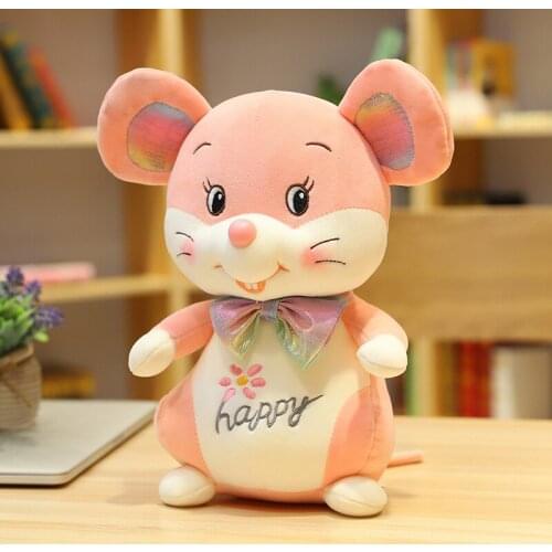 Mouse Toy 25cm Unisex Cute Gift Plush Animal Dear Doll Baby Child Children Christmas Birthday Colorful Gifts Multiple Colors