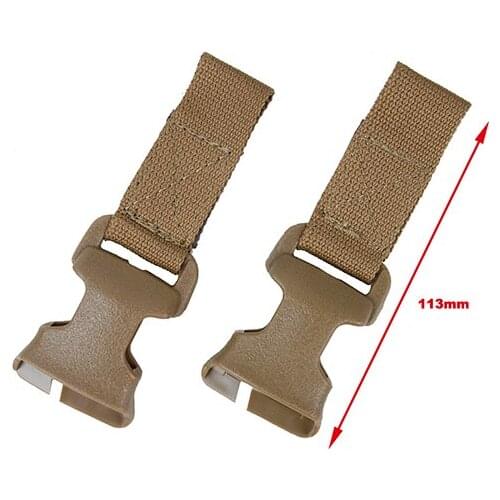 TMC Buckle Set For Molle Vest Plate Carrier Tactical Accessory 2pcs/set CB BK(SKU051213)