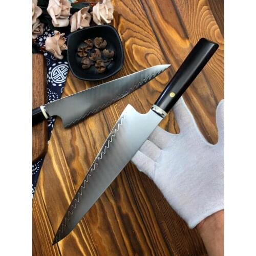 Chef Knife Japanese Japanese vg10 master kitchen knives kiritsuke G10 handle handcraft sharp blade slicer cutlery fashion