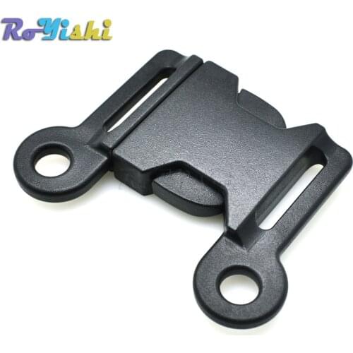 10pcs/pack 1"(25mm) Plastic Side Release Buckle for Backpack Straps Belts Hiking Camping Bags Black