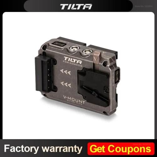 Tilta Dual Canon BP to V Mount Adapter Battery Plate for RED Komodo 6k