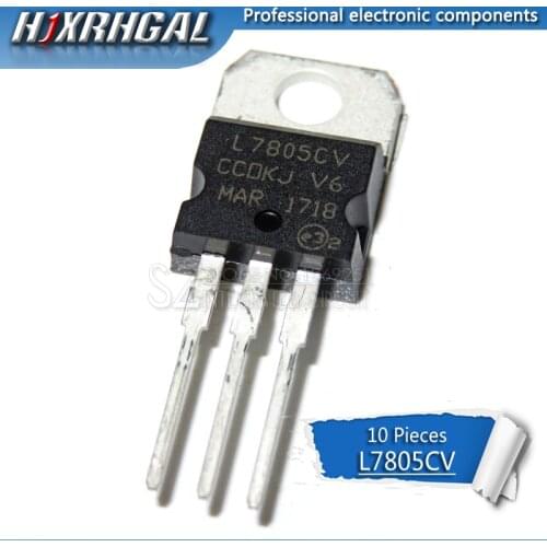 10pcs L7805CV TO220 L7805 TO-220 7805stabilivolt voltage-regulator tube 7805 LM7805 MC7805