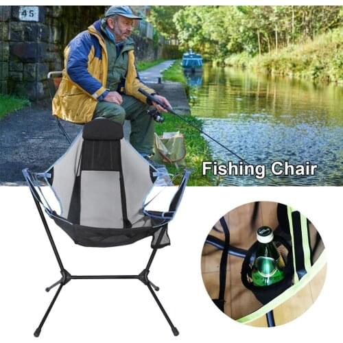 Outdoor Portable Camping Fishing Chair Ultralight Leisure Beach Folding Chair Comfortable 3 Colors Hiking Travel Backrest Seat