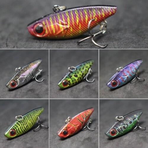 WLure 4cm 4.6g Tiny Lipless Hard Lure Carp Fishing Fly Fishing Bait Tail Hook Sinking to Bottom Lure Fishing L666