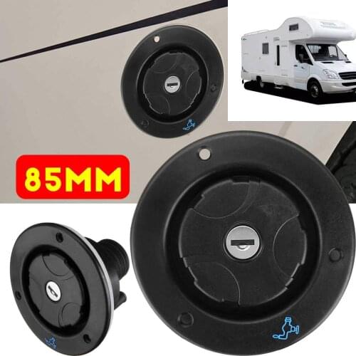 Fresh Water Inlet Lock RV Gravity Hatch Inlet Lock Kit With 2 Keys Camper Accessories For Trailer Caravan Motor Home Boat Car