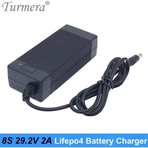 Turmera 8S 29.2V 2A Lifepo4 Battery Charger Smart Charger For 18650 32650 32700 Lithium Iron Phosphate Battery Pack 25.6V 28.8V