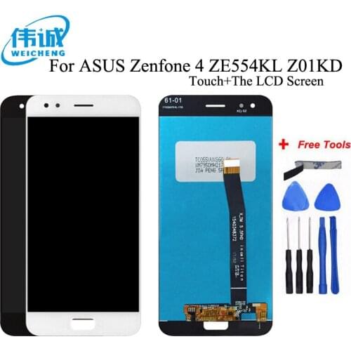 LCD 5.5'' For ASUS Zenfone 4 ZE554KL Z01KD LCD Display Touch Screen Digitizer Assembly Parts And Free Tools