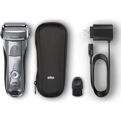Braun Electric Razor for Men, Series 7 7893s Electric Shaver With Precision Trimmer, Rechargeable, Wet & Dry & Travel Case