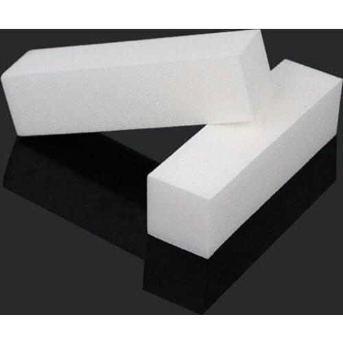 10Pcs Pro White Acrylic Nail Art Tip Buffing Sanding Blocks Files Nail Buffers Manicure Pedicure Tools