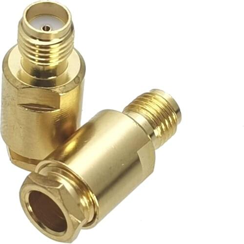 10pcs Connector SMA female jack clamp for RG58 RG142 LMR195 RG400 RF COAXIAL