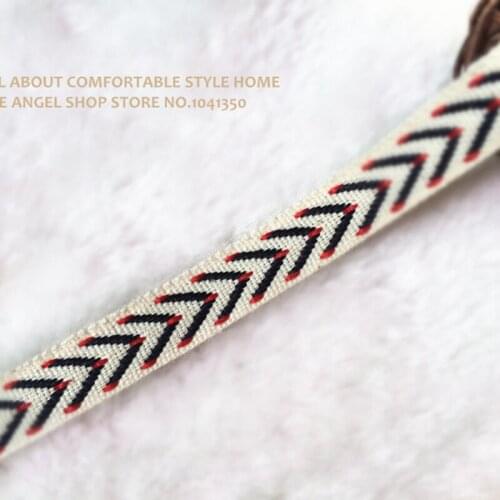 5Yards 10mm 3/8'' DIY Gift Wrapping Arrow Line Woven Ribbon Craft Clothing Hat Accessories Wedding Home Party Jacquard Ribbon