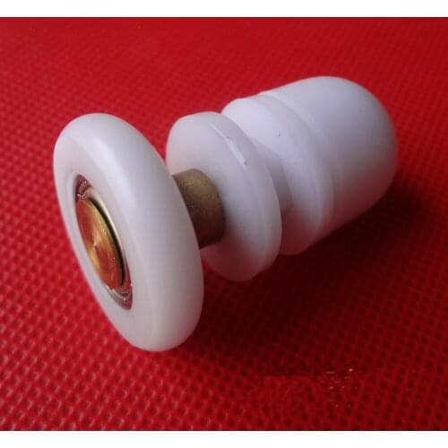 Antirust shower room glass sliding door rollers wheels pulleys, 6 Types diameter Brass pulleys single wheel accessories
