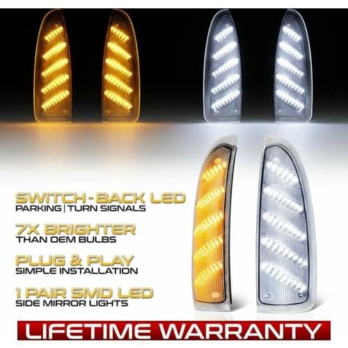 Car LED Side Mirror Lights Signal Lamp for Ford Super Duty F250 F350 F450 F550 03-07