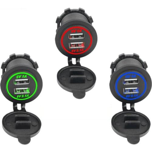 3.1A Dual USB Car Charger 12V-24V for UAZ 31512 3153 3159 3162 Simbir 469 Hunter Patriot