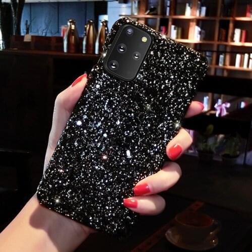 Bling Glitter Sequin Phone Case For Samsung Galaxy A50 A30S A10 A40 A70 S8 S9 S10 S20 Note 8 9 10 Lite A81 A91 A31 A71 A51 Cover