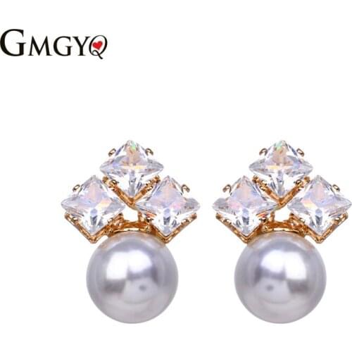 Zircons Mode OL Stijl Zilveren Kleur Zirconia Instellen Grote Bloem Oorbellen Met Parels Sieraden Voor Vrouwen Party Accessories