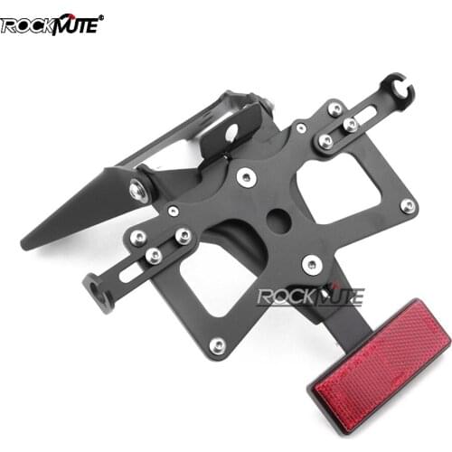 Tail Tidy Number License Plate Holder Motorcycle Fender Eliminator Kit For SUZUKI GSX-R1000 2009-2010 Red Reflector Panel