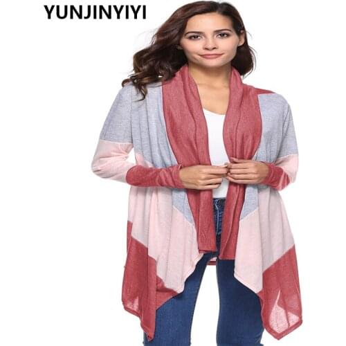 Hot 2019Women Casual Long Sleeve Knitted Cardigan Loose Sweater Coat Shirts Outwear Knit Jacket Women Clothing