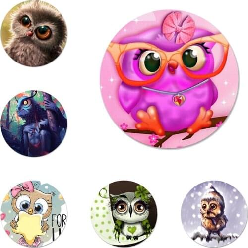 Animal Cute Cartoon Owl Badge Brooch Pin Accessories For Clothes Backpack Decoration gift
