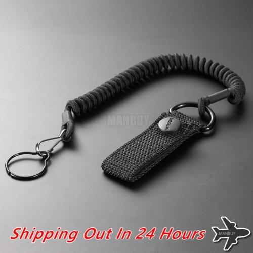 Wholesale NITECORE NTL20 Flashlight Accessories Tactical Lanyard Punched Stainless Steel Ring Safety Rope 25.4mm Diameter Lamp
